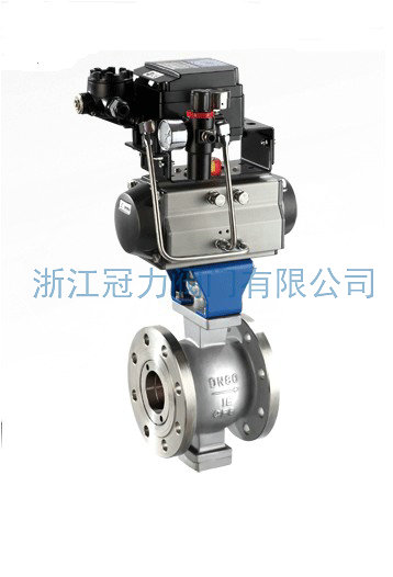 V型球閥：零部件少，使用操作方便！